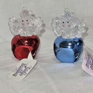 Jingle Buddies By Roaman's Vintage NWT Angel Bell Ornaments Lot Of 8